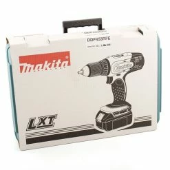 Best Pirce 👏 Perceuse-visseuse à percussion Makita 18V + 2 batteries lithium 3 Ah + Mallette 😀 -Pas Cher Facom Magasin 0088381659673 3
