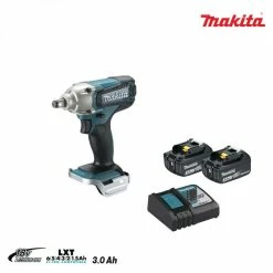 Deals ⌛ Boulonneuse à chocs MAKITA 18V - 2 batteries BL1830 3.0Ah - 1 chargeur rapide DC18RC DTW190RFE 🔥