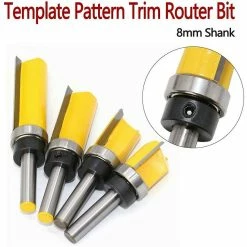 Top 10 🤩 Tophomer Fraise à copier ​défoncer,fraise droite queue 8 mm de copiage serie,pour faire à la main, autre travail du bois(8 * 3/4 * 50mm) 🥰 -Pas Cher Facom Magasin 0781829272273 3 1