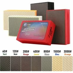 Hot Sale 🥰 Tophomer Cale à poncer à Main Expert en Diamant, Bloc de meulage de Polissage de Diamant 1500 Grains, abrasif 55x90x28mm Pierre/Verre 😍 -Pas Cher Facom Magasin 0781829272341 5