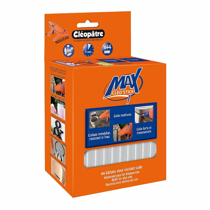 Best Sale 🛒 Cleopatre Recharge colle cléo'stick pour pistolet MAXI 44 pièces ❤️ 1 Best Sale 🛒 Cleopatre Recharge colle cléo'stick pour pistolet MAXI 44 pièces ❤️