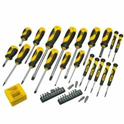 Cheap 🌟 Kit outils tournevis de 42 pièces + Sac bandoulière STHT0-62113 Stanley 💯 -Pas Cher Facom Magasin 3253560621131 5