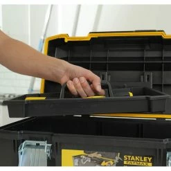 Budget 🛒 Stanley boite a outils noir 😀 -Pas Cher Facom Magasin 3253561947490 5