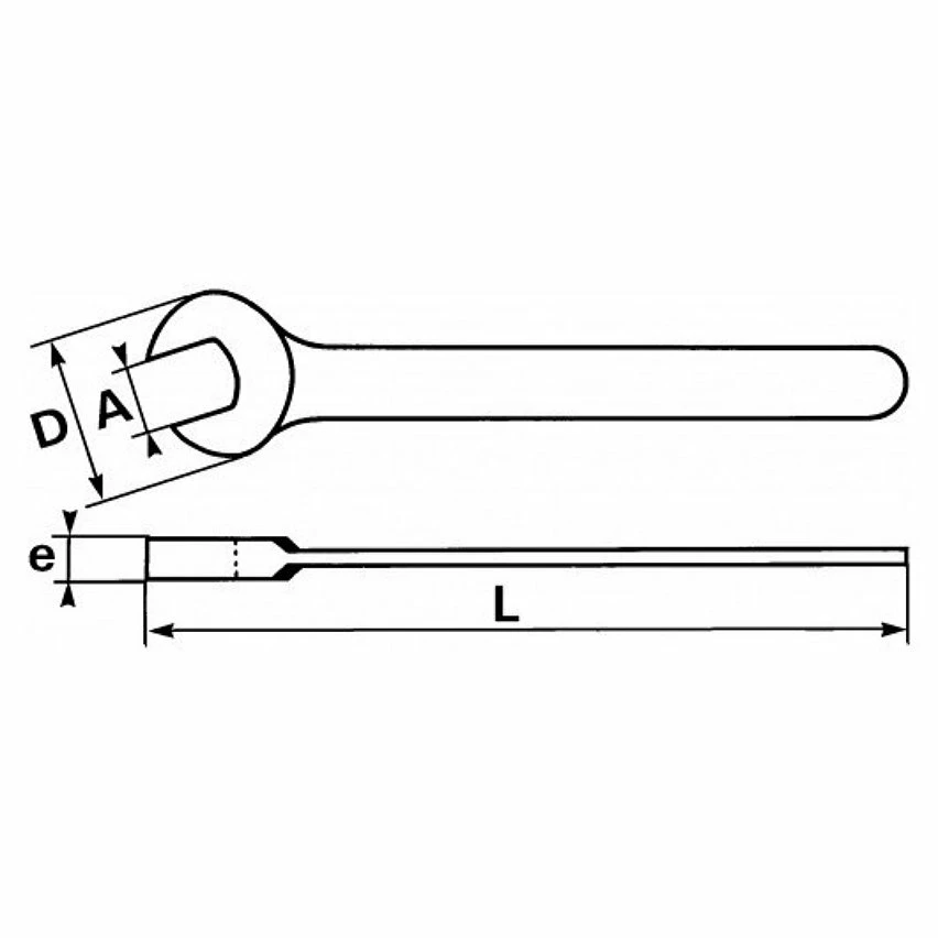 Cheap 💯 SAM OUTILLAGE - Clés à simple fourche puissante en mm - 70 mm 🥰 2 Cheap 💯 SAM OUTILLAGE - Clés à simple fourche puissante en mm - 70 mm 🥰 – Image 2