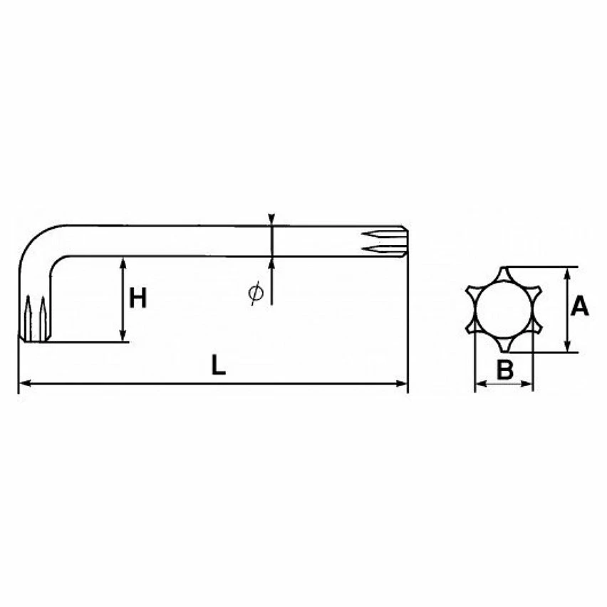 Best Pirce 😀 SAM OUTILLAGE - Clés mâles coudées Resistorx® - 40 mm 🔔 2 Best Pirce 😀 SAM OUTILLAGE - Clés mâles coudées Resistorx® - 40 mm 🔔 – Image 2