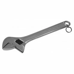 Promo ❤️ SAM OUTILLAGE - Clés à molette chromée satinées avec clip FME - 8'' ✨