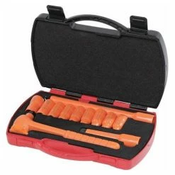 Budget ⭐ SAM OUTILLAGE - Coffret De 12 Douilles Et Accessoires 1/2'' Isoles 1000V 👏