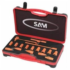 Deals 🔥 SAM OUTILLAGE - Coffret De 17 Douilles Et Accessoires 3/8'' Isoles 1000V 🎉