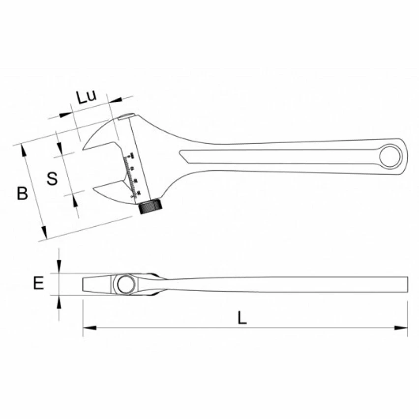 Discount 😉 MOB - Clé à molette à ecrou lateral 🎉 2 Discount 😉 MOB - Clé à molette à ecrou lateral 🎉 – Image 2