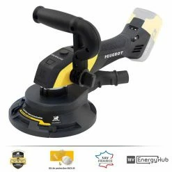 Best reviews of 😀 Peugeot Outillage Peugeot Ponceuse bois et plâtre sans fil D. 150 mm ENERGYSAND-18VBL PEUGEOT 😍