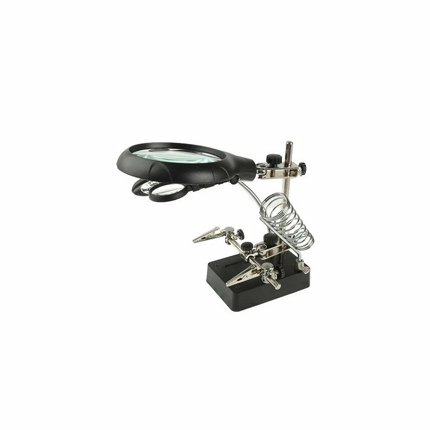 Best reviews of 🤩 Wewoo Outil de soudure argent Loupe auxiliaire de 5 LED AC / DC interchangeable avec support à souder et deux 🔔 1 Best reviews of 🤩 Wewoo Outil de soudure argent Loupe auxiliaire de 5 LED AC / DC interchangeable avec support à souder et deux 🔔