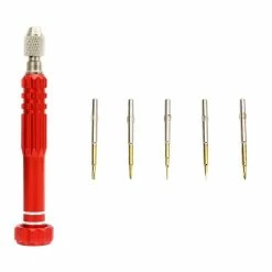 Wholesale 👏 Wewoo Tournevis rouge pour la réparation de téléphone JF-6688 5 en 1 Métal Stylo Multi-usages Set 🎁
