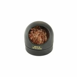 Cheapest ✔️ Wewoo Outil de soudure noir Nettoyeur de panne de fer à souder fil de nettoyage de + base 👏