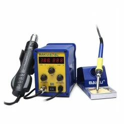 Best deal 💯 Wewoo Outil de soudure Affichage à LED dans 1 station de de fer à souder de pistolet à air chaud 👍