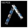 Flash Sale ✨ Wewoo 100 PCS AWG16-14 Connecteurs de fils de bout à bout thermo-rétractables avec joint d'étanchéité 1,5-2,5 mm Bleu à souder manchon (bleu) ❤️