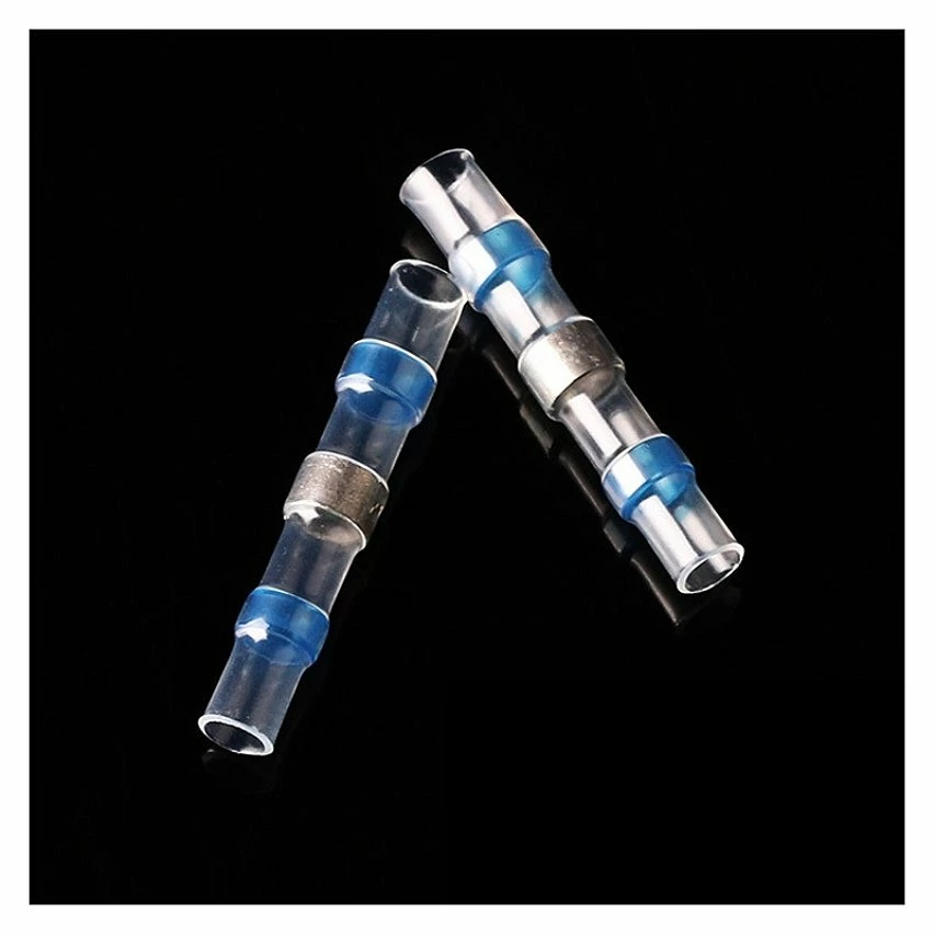 Flash Sale ✨ Wewoo 100 PCS AWG16-14 Connecteurs de fils de bout à bout thermo-rétractables avec joint d'étanchéité 1,5-2,5 mm Bleu à souder manchon (bleu) ❤️ 2 Flash Sale ✨ Wewoo 100 PCS AWG16-14 Connecteurs de fils de bout à bout thermo-rétractables avec joint d'étanchéité 1,5-2,5 mm Bleu à souder manchon (bleu) ❤️ – Image 2