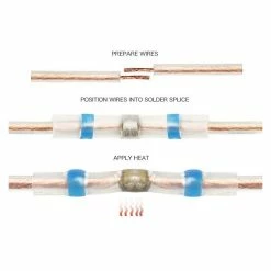 Coupon 👍 Wewoo 100 PCS AWG26-24 Connecteurs de fil bout à bout, thermorétractables, étanches, scellés, blanc Bornes à souder (Blanc) 😉 -Pas Cher Facom Magasin 3615612129581 4