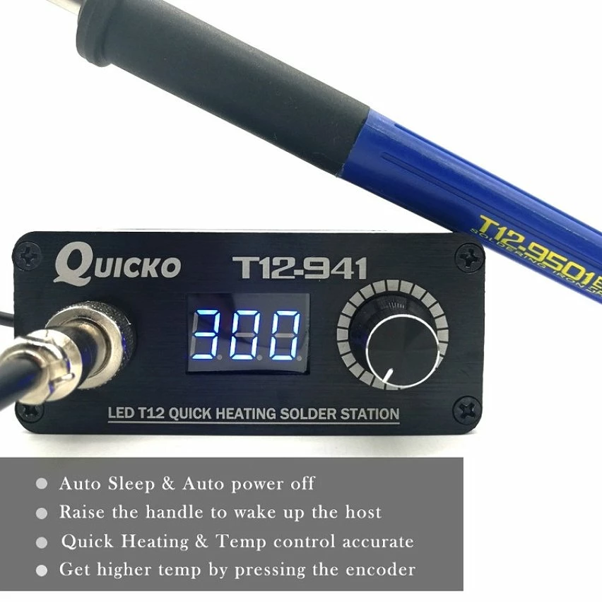 Buy 🥰 Wewoo MINI T12-941 LED Soudure Fer à souder électronique Outil de soudage portatif 🔔 6 Buy 🥰 Wewoo MINI T12-941 LED Soudure Fer à souder électronique Outil de soudage portatif 🔔 – Image 6