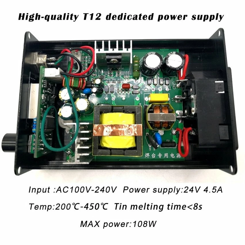 New 🌟 Wewoo MINI T12-951 LED Station de soudage, outil de soudage portable, fer à souder électronique 😉 5 New 🌟 Wewoo MINI T12-951 LED Station de soudage, outil de soudage portable, fer à souder électronique 😉 – Image 5