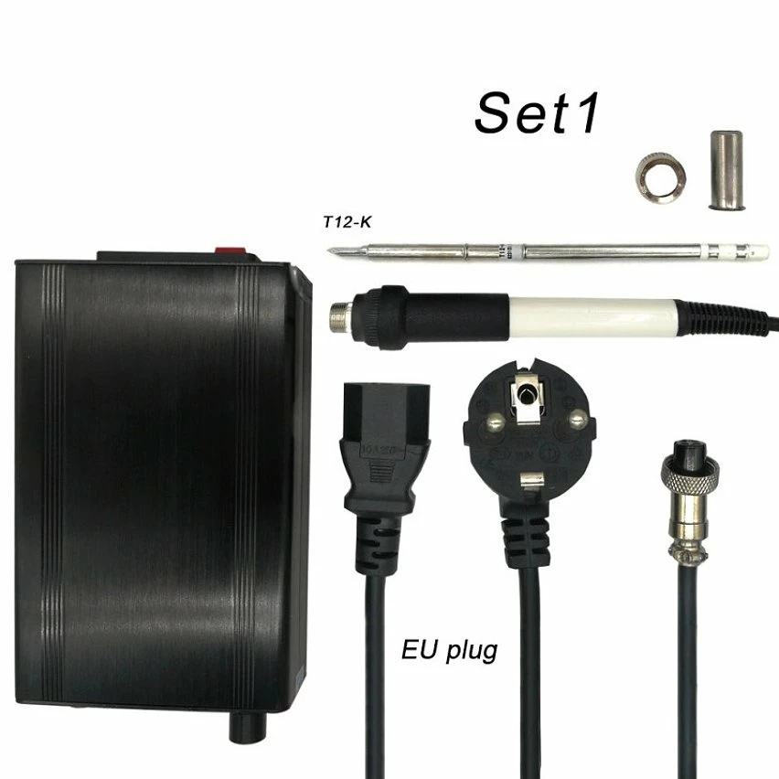 New 🌟 Wewoo MINI T12-951 LED Station de soudage, outil de soudage portable, fer à souder électronique 😉 7 New 🌟 Wewoo MINI T12-951 LED Station de soudage, outil de soudage portable, fer à souder électronique 😉 – Image 7