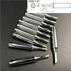 Brand new 🎁 Wewoo 10 pointes de fer à souder pour soudage électrique sans plomb, type C, milieu du PCS 900M-T-2C 🎁