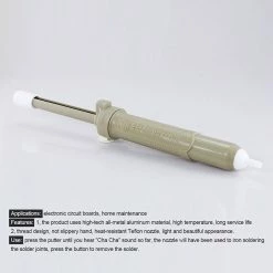 Budget 🤩 Wewoo Pompe à dessouder BEST-108 d'aspiration en aluminium et métal Gris 😀 -Pas Cher Facom Magasin 3615612935311 5