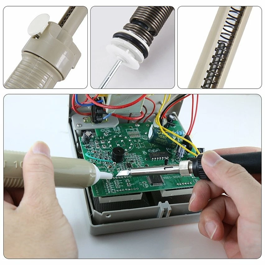 Discount ⭐ Wewoo Pompe à dessouder BEST-108 d'aspiration en aluminium et métal Bleu 🎉 6 Discount ⭐ Wewoo Pompe à dessouder BEST-108 d'aspiration en aluminium et métal Bleu 🎉 – Image 6