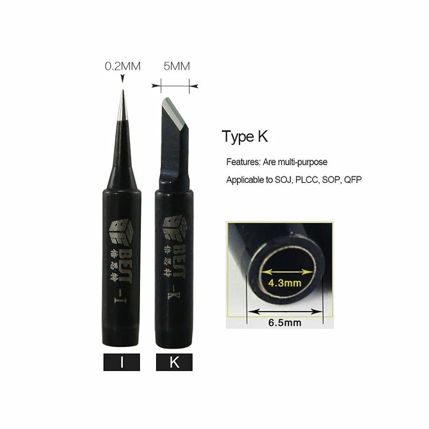 Best deal ⭐ Wewoo Pointe de fer à souder Tête de contact pour soudure de la série sans plomb des pointes à A-900M-TK 👏 2 Best deal ⭐ Wewoo Pointe de fer à souder Tête de contact pour soudure de la série sans plomb des pointes à A-900M-TK 👏 – Image 2