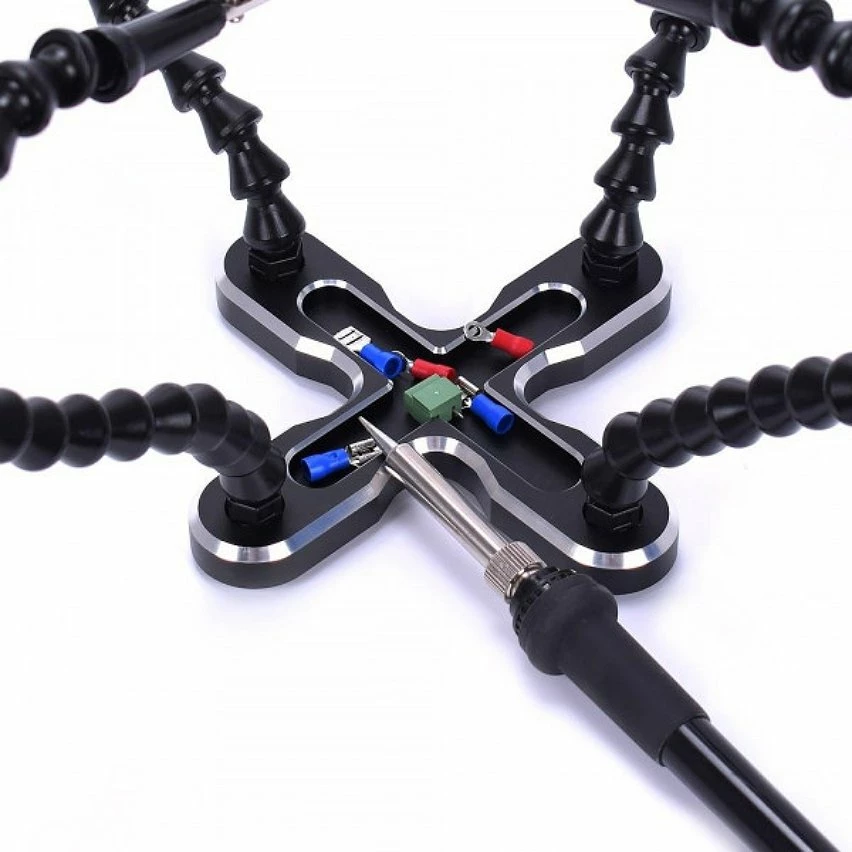 Best deal 😍 Wewoo USB LED 3X lunettes loupe lampe bricolage soudure troisième main bras flexibles aidant support titulaire réparation outil bleu ✔️ 5 Best deal 😍 Wewoo USB LED 3X lunettes loupe lampe bricolage soudure troisième main bras flexibles aidant support titulaire réparation outil bleu ✔️ – Image 5