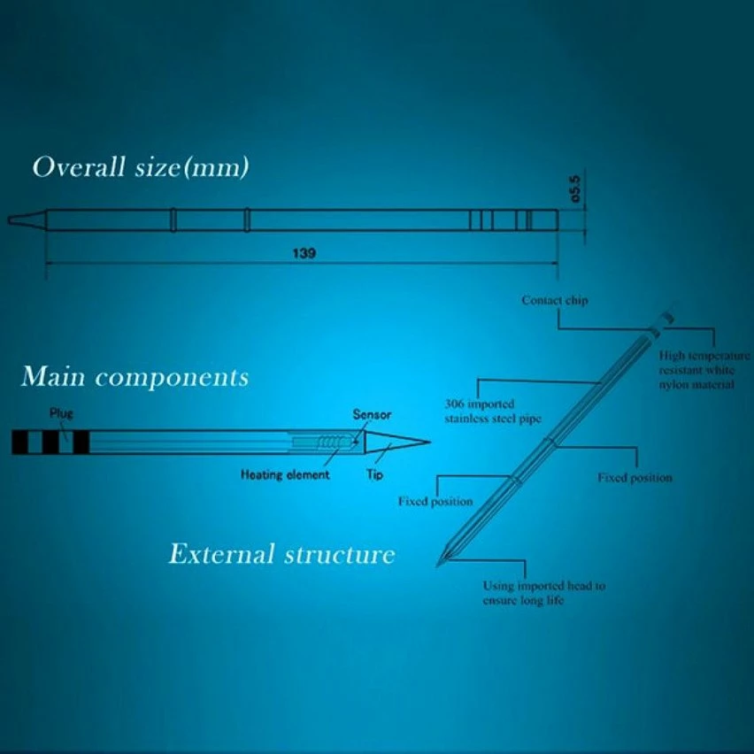 Deals 💯 Wewoo Pointe de fer à souder T12-K de à sans plombnoir 🎉 6 Deals 💯 Wewoo Pointe de fer à souder T12-K de à sans plombnoir 🎉 – Image 6