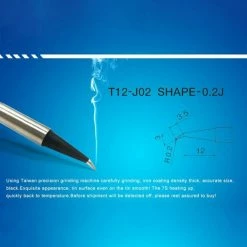 Cheap 🔔 Wewoo Pointe de fer à souder T12-J02 de à sans plombsoudage noir 🔥 -Pas Cher Facom Magasin 3615613793521 5