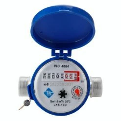 Buy 🤩 Wewoo TS-S300E compteur d'eau froide mécanique à aile rotative domestique pointeur de haute précision compteur d'eau combiné à affichage numérique 😍