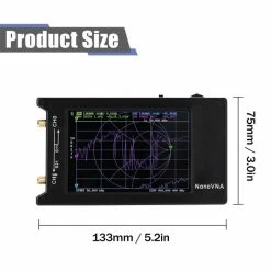 New 😍 Wewoo NanoVNA-H4 Écran LCD à vue complète de 4 pouces 50Khz-1.5Ghz VNA HF VHF UHF UV Analyseur de réseau vectoriel ⌛ -Pas Cher Facom Magasin 3615614816779 3
