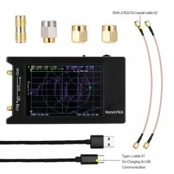 New 😍 Wewoo NanoVNA-H4 Écran LCD à vue complète de 4 pouces 50Khz-1.5Ghz VNA HF VHF UHF UV Analyseur de réseau vectoriel ⌛ -Pas Cher Facom Magasin 3615614816779 5
