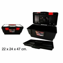 Cheapest 👏 Sans marque Caisse a outil boite de peche 47 x 22 x 24 cm malette vide 🎁