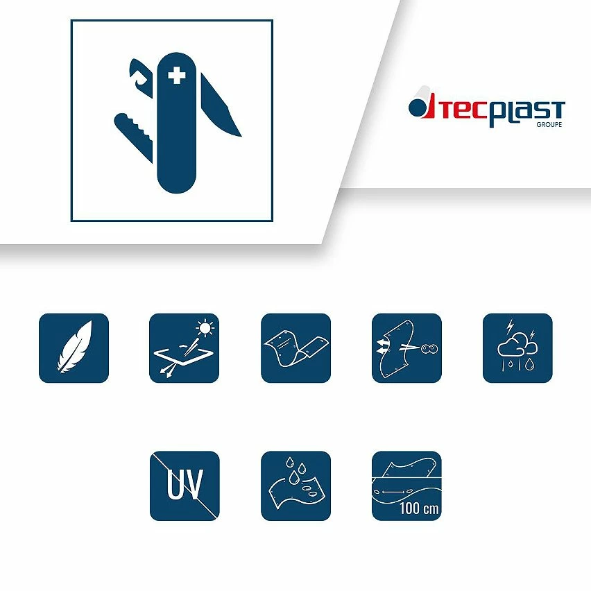 Flash Sale đ€© TECPLAST BĂąche de Protection 4x10 m 170MU - BĂąche ArmĂ©e Transparente - Haute QualitĂ© - ImpermĂ©able - RĂ©sistance Anti-UV đ 3 Flash Sale đ€© TECPLAST BĂąche de Protection 4x10 m 170MU - BĂąche ArmĂ©e Transparente - Haute QualitĂ© - ImpermĂ©able - RĂ©sistance Anti-UV đ â Image 3