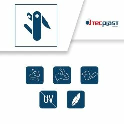 Brand new ⭐ TECPLAST Bâche de Protection 4x10 m 170MU - Bâche Armée Verte - Haute Qualité - Imperméable - Résistance Anti-UV 😍 -Pas Cher Facom Magasin 3663936000338 3 2