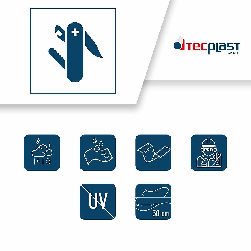 Cheapest ❤️ TECPLAST Bâche de Protection 10x15 m 250MU Verte et Marron - Haute Performance - Bâche étanche - Résistance Anti-UV ❤️ 3 Cheapest ❤️ TECPLAST Bâche de Protection 10x15 m 250MU Verte et Marron - Haute Performance - Bâche étanche - Résistance Anti-UV ❤️ – Image 3