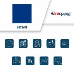 Flash Sale 🌟 TECPLAST Bâche de Chantier 3x5 m 680CH Bleue - Qualité 10 ans - Bâche de protection étanche pour Travaux - Made in France 😀 -Pas Cher Facom Magasin 3663936000482 3 4