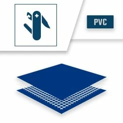 Top 10 👏 TECPLAST Bâche de Protection 3x5 m 680MU Bleue - Qualité 10 ans - Bâche PVC étanche - Résistance Anti-UV - Made in France 👍 -Pas Cher Facom Magasin 3663936000482 4 8