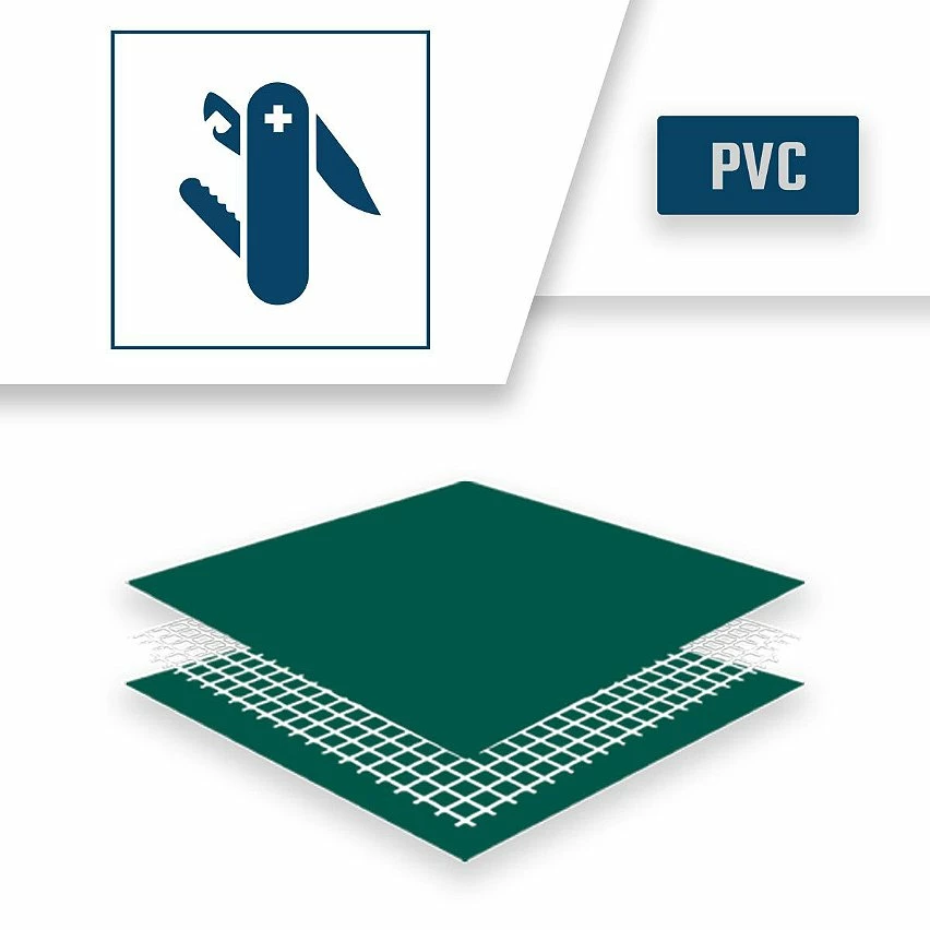 Hot Sale 🧨 TECPLAST Bâche de Protection 5x6 m 680MU Verte - Qualité 10 ans - Bâche PVC étanche - Résistance Anti-UV - Made in France 🧨 4 Hot Sale 🧨 TECPLAST Bâche de Protection 5x6 m 680MU Verte - Qualité 10 ans - Bâche PVC étanche - Résistance Anti-UV - Made in France 🧨 – Image 4