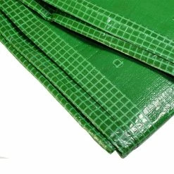 Outlet ❤️ TECPLAST Bâche de Chantier 4x10 m 170CH - Bâche Armée Verte - Haute Qualité - Protection imperméable pour Travaux d'extérieur ❤️ -Pas Cher Facom Magasin 3663936001847 4 3