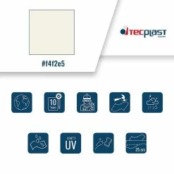 Best Pirce ⭐ TECPLAST Bâche de Chantier 8x9 m 680CH Blanche - Qualité 10 ans - Bâche de protection étanche pour Travaux - Made in France 😀 -Pas Cher Facom Magasin 3663936002820 3 6