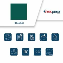Coupon 🔔 TECPLAST Bâche Toiture 6x8 m 680TO Verte - Qualité 10 ans - Bâche d'étanchéité pour Couvreur et Charpentier - Made in France 😍 8 Coupon 🔔 TECPLAST Bâche Toiture 6x8 m 680TO Verte - Qualité 10 ans - Bâche d'étanchéité pour Couvreur et Charpentier - Made in France 😍 -Pas Cher Facom Magasin 3663936004978 3 1