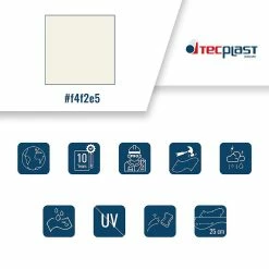 Discount 🔔 TECPLAST Bâche Toiture 6x8 m 680TO Blanche - Qualité 10 ans - Bâche d'étanchéité pour Couvreur et Charpentier - Made in France ❤️ -Pas Cher Facom Magasin 3663936005104 3 3