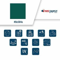 Top 10 🌟 TECPLAST Bâche Toiture 2x3 m Ignifugée M2 680TO2 Verte - Qualité 15 ans - Bâche d'étanchéité pour Couvreur - Made in France 👏 -Pas Cher Facom Magasin 3663936005272 3 6