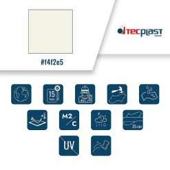 Flash Sale ⭐ TECPLAST Bâche Toiture 6x8 m Ignifugée M2 680TO2 Blanche - Qualité 15 ans - Bâche d'étanchéité pour Couvreur - Made in France 🔔 -Pas Cher Facom Magasin 3663936005371 3 4