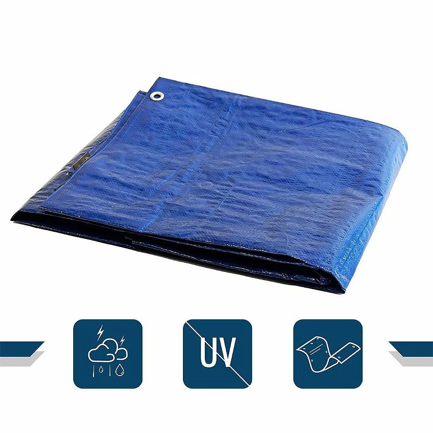 Best Pirce 🛒 TECPLAST Bâche de Chantier 4x5 m 150CH Bleue et Verte - Haute Qualité - Bâche de protection imperméable pour Travaux 🎁 2 Best Pirce 🛒 TECPLAST Bâche de Chantier 4x5 m 150CH Bleue et Verte - Haute Qualité - Bâche de protection imperméable pour Travaux 🎁 – Image 2