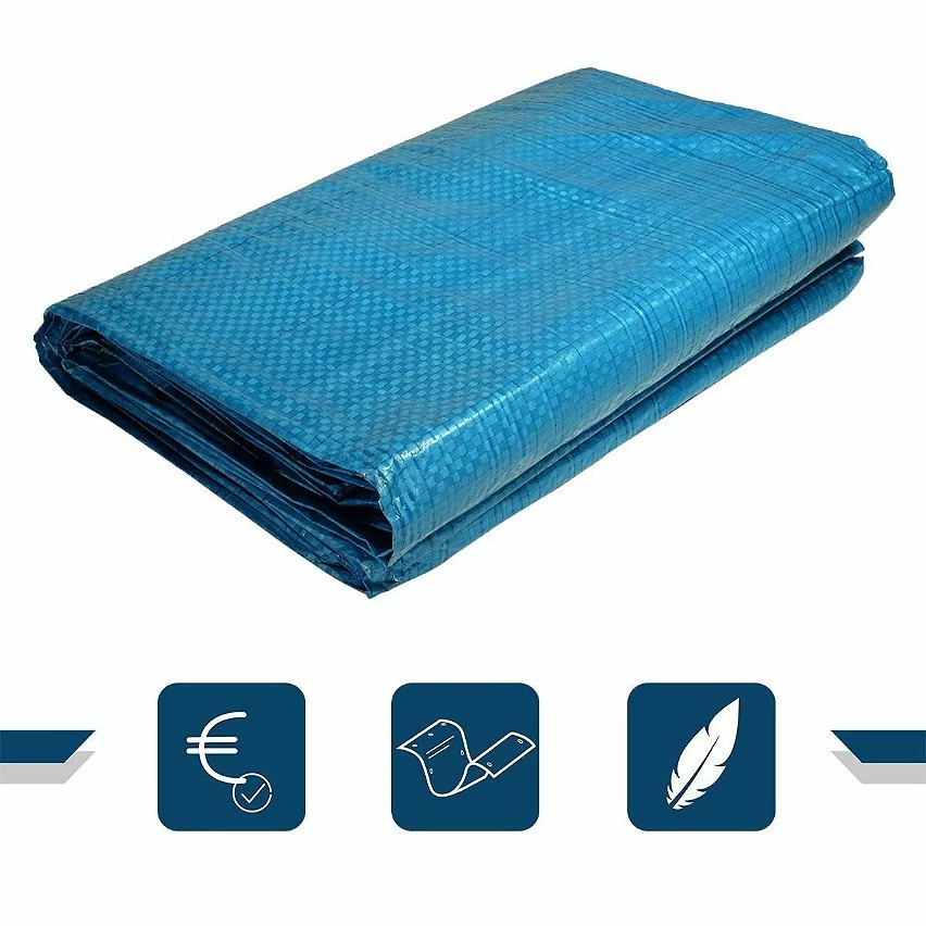 Brand new 💯 TECPLAST Bâche de Chantier 4x5 m 80CH Bleue - Economique - Bâche de protection pour Travaux d'intérieur - Anti-poussière 👍 2 Brand new 💯 TECPLAST Bâche de Chantier 4x5 m 80CH Bleue - Economique - Bâche de protection pour Travaux d'intérieur - Anti-poussière 👍 – Image 2