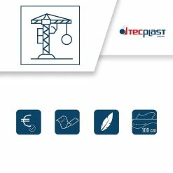 Top 10 👍 TECPLAST Bâche de Chantier 10x15 m 80CH Bleue - Economique - Bâche de protection pour Travaux d'intérieur - Anti-poussière 👏 -Pas Cher Facom Magasin 3663936005883 3